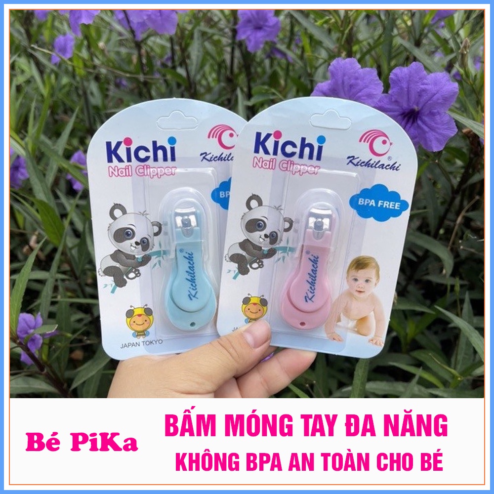 Bấm móng tay, cắt móng tay cho bé Kichi có nắp bảo vệ lưỡi bấm