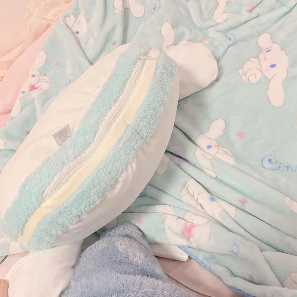 Sanrio 🌺 Gối Tựa Lưng Hình Cinnamoroll Dễ Thương Dành Cho Bé Gái HelloKitty Melody Kuromi Cinnamoroll LittleTwinStars Pochacco PompomPurin BADBADTZ-MARU Tuxedo Sam Kero Kero Keroppi