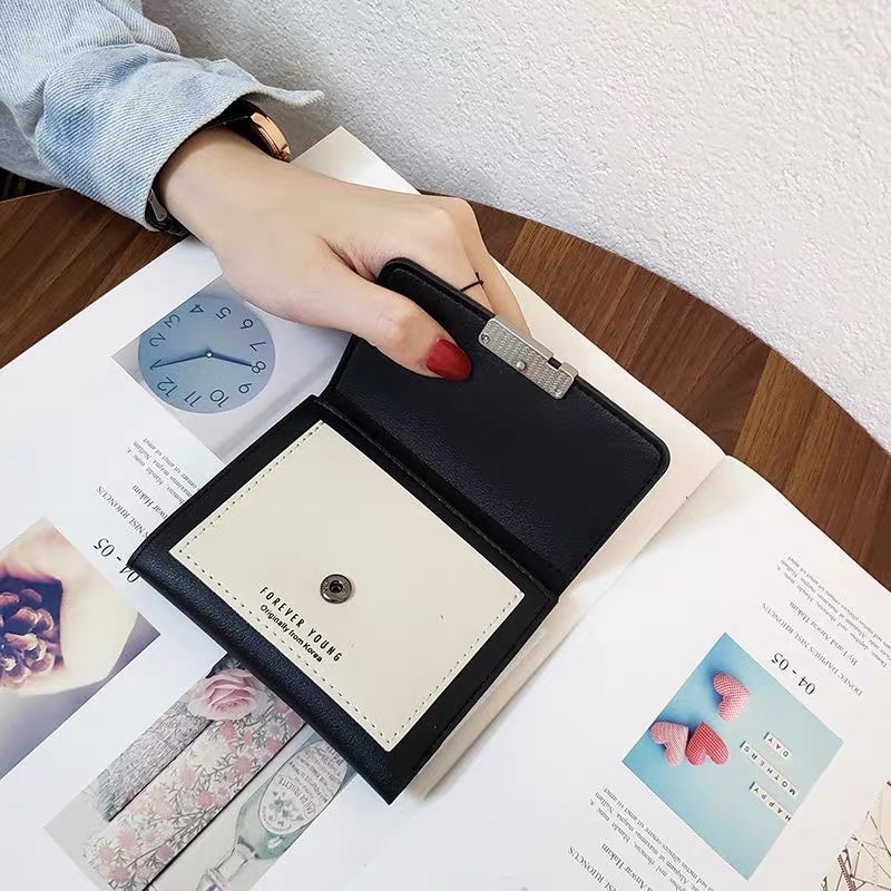 Ví nữ , ví da cầm tay mini nhiều ngăn tiện lợi