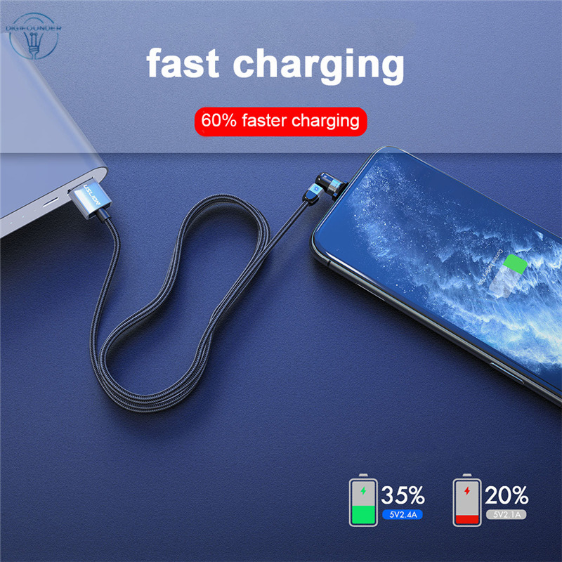 Phích Cắm Sạc Nhanh Có Đèn Led 540 Độ Tiện Dụng Dành Cho Ios