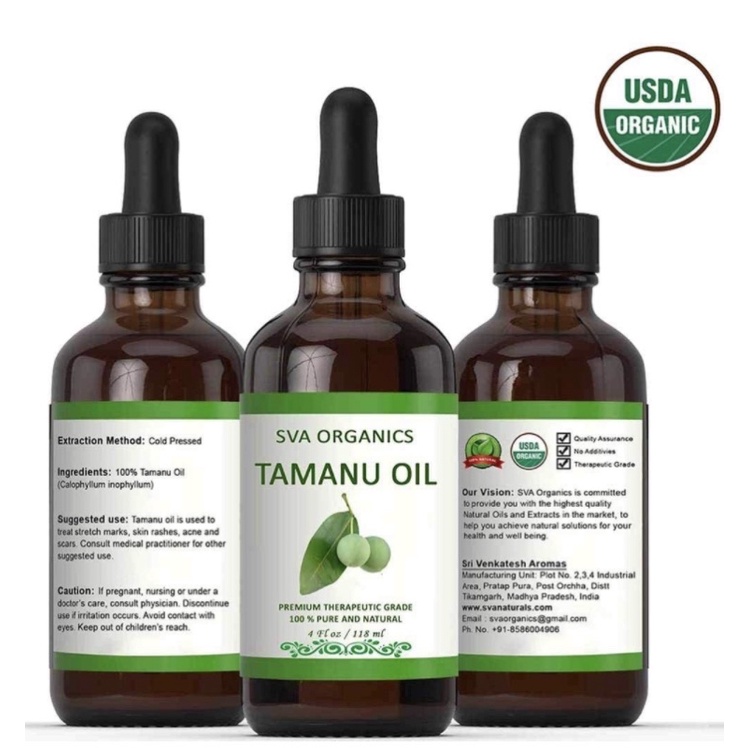 Tinh dầu Tamaru oil organic SVA 118m 100% tự nhiên USA