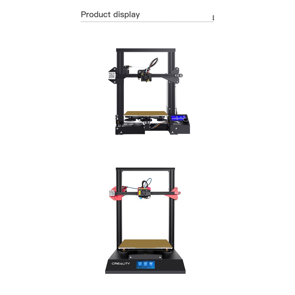 Bộ tấm bàn in mặt nhám PEI Printing Plate Kit Frosted Surface size 235*235*2mm cho series Ender 3 và Ender 5