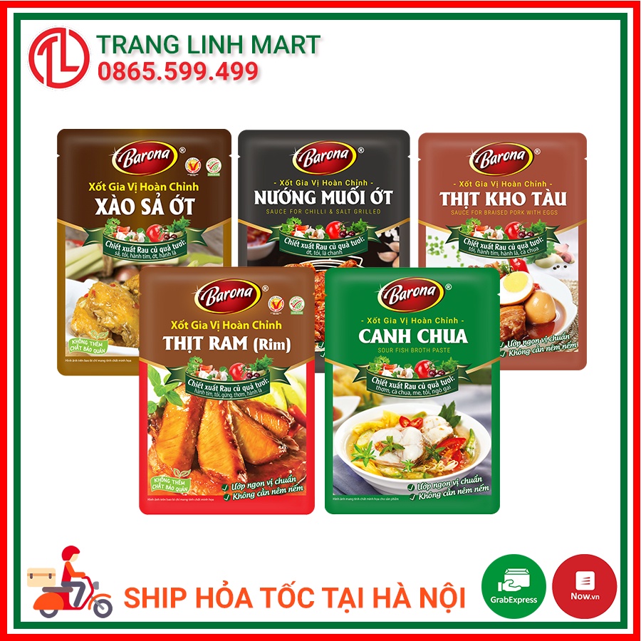 Xốt gia vị hoàn chỉnh Barona