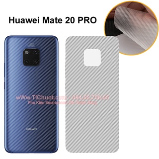 Dán Dẻo Carbon vân 3D Mặt Sau các dòng máy Huawei