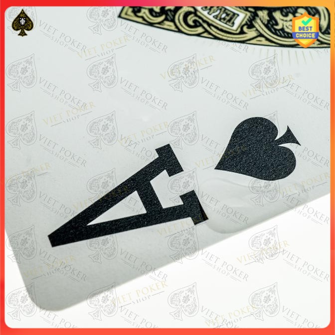 Bài nhựa Poker Texas Hold'em 777 - chống cong, chống nước hoàn hảo