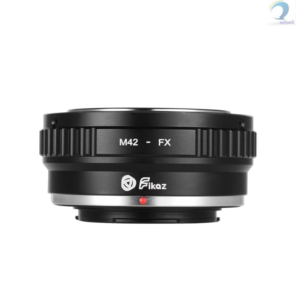 Fikaz M42-FX Lens Mount Adapter Ring Aluminum Alloy Compatible with Pentax Praktica Zenit M42 Screw Mount Lens to Fuji X-A1/X-A2/X-A3/X-E1/X-E2/X-E3/X-M1/X-Pro1/X-Pro2/X-S1/X-T1/X-T10/X-T20/X-T2/X10/X20/X30/XF1/XQ1/XQ2 X-Mount Mirrorless Cameras