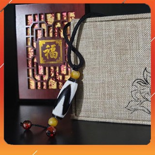 ĐÁ DZI NANH CỌP NHỎ 28X11MM