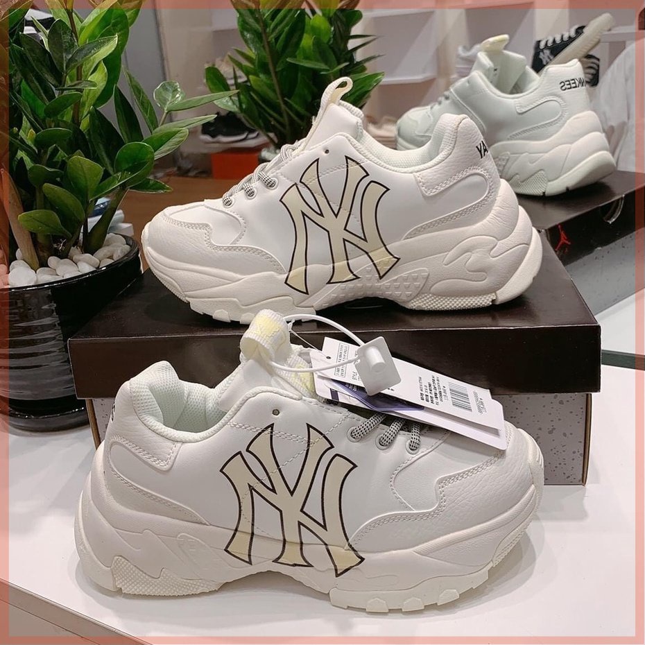 Giày thể thao nam nữ NY hàng full box cao cấp, giày trắng Sneaker ulzzang cao cổ tăng chiều cao 5cm, mẫu mới jordan M56