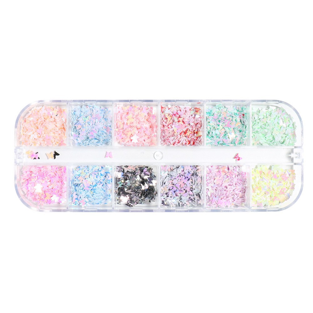bướm ẩn gel trang trí móng tay