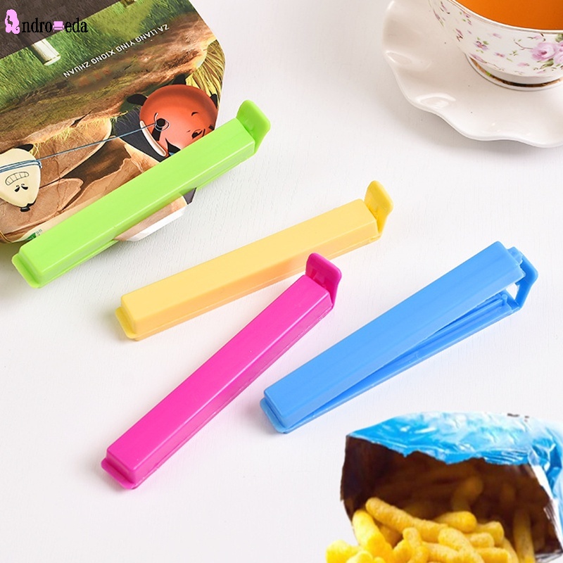 1 Kẹp Miệng Túi Thực Phẩm Bằng Nhựa Nhiều Màu Sắc