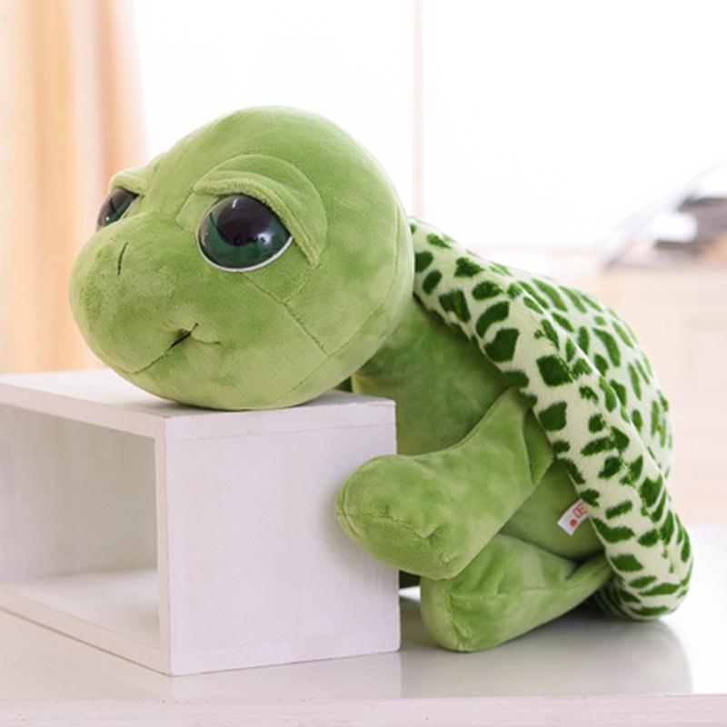 Gấu Nhồi Bông Hình Rùa Biển Mắt To Đáng Yêu Size 20cm