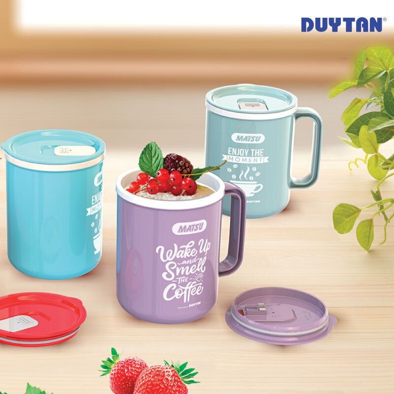 Ca Tròn Matsu Nhựa Duy Tân dung tích 500ml - Kích thước 9,6 x 12,4 x 12,4 cm