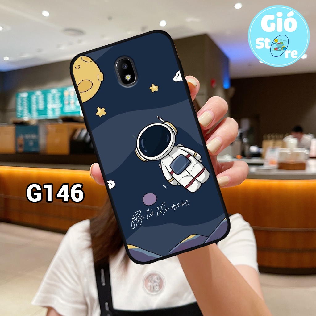 Ốp lưng SAMSUNG J7 PRO/ J7 PLUS/ J3 PRO - Ốp điện thoại SAMSUNG in hình vũ trụ, phi hành gia,lưng nhựa cứng viền dẻo