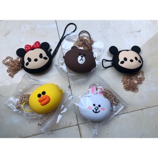 Tui cầm tay đeo chéo mini hình thú cho bé