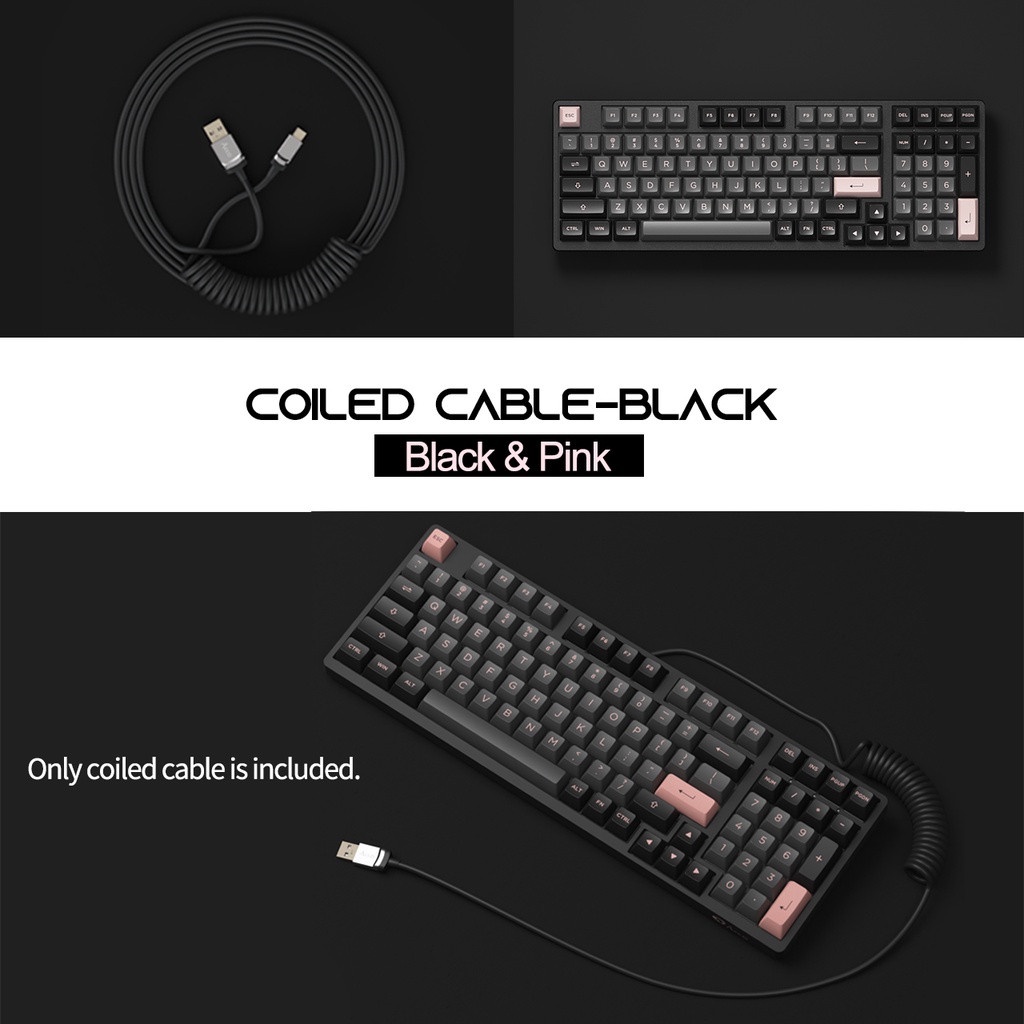 Dây cáp nối dài cho bàn phím cơ Akko Type C USB Type C + USB C 150cm