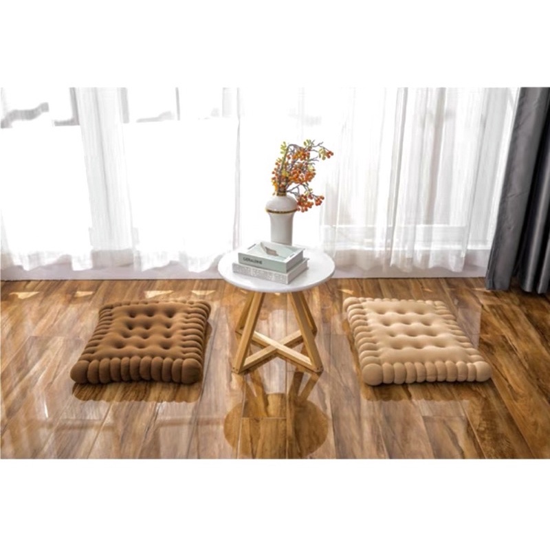 Đệm Ngồi, Đệm Lót Ghế Ngồi Thoải Mái Hình Bánh Quy Derco Phòng Khách, Phòng Ngủ- Kanta Store