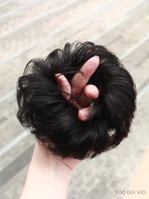 CAO CẤP- Tóc búi cột xoăn