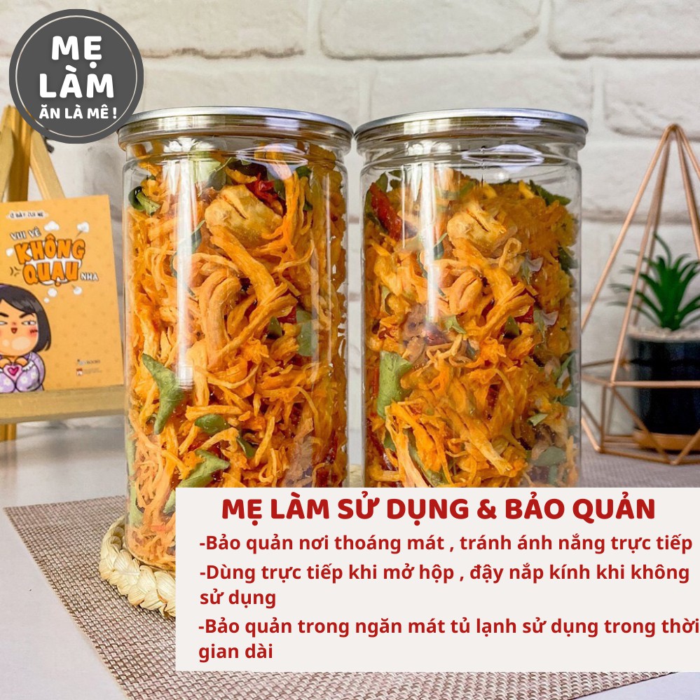 Khô gà lá chanh xé cay Mẹ Làm 300g đồ ăn vặt Sài Gòn vừa ngon vừa rẻ đảm bảo vệ sinh an toàn thực phẩm | BigBuy360 - bigbuy360.vn