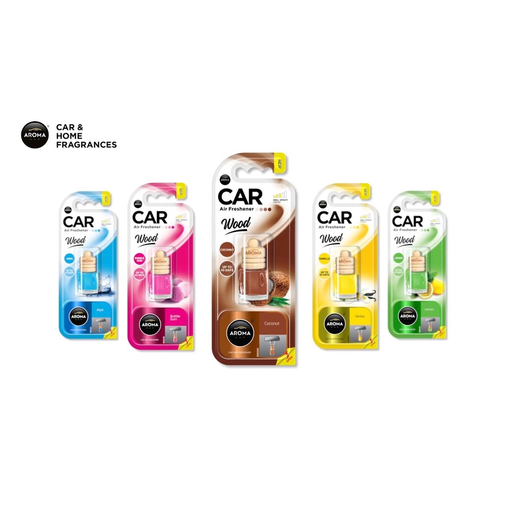 Dầu thơm treo ôtô Aroma Car Wood 6ml