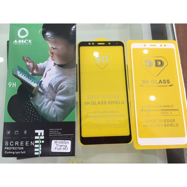 Cường lực Full màn 9D xiaomi Redmi Note 5 Pro