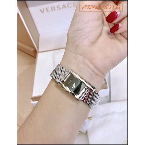 Đồng Hồ Nữ Ver-sace vuông nhí mặt shaphia