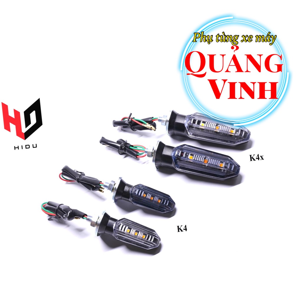 Xi nhan kiểu K4 K4X Vario Mini sáng vàng Hidu Chính Hãng cho Vario Exciter 150 Exciter 155 Winner X MSX CBR