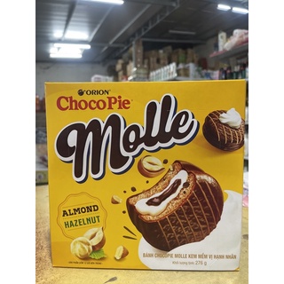 Bánh chocopie Molle chứa kem socola hạt phỉ 276g