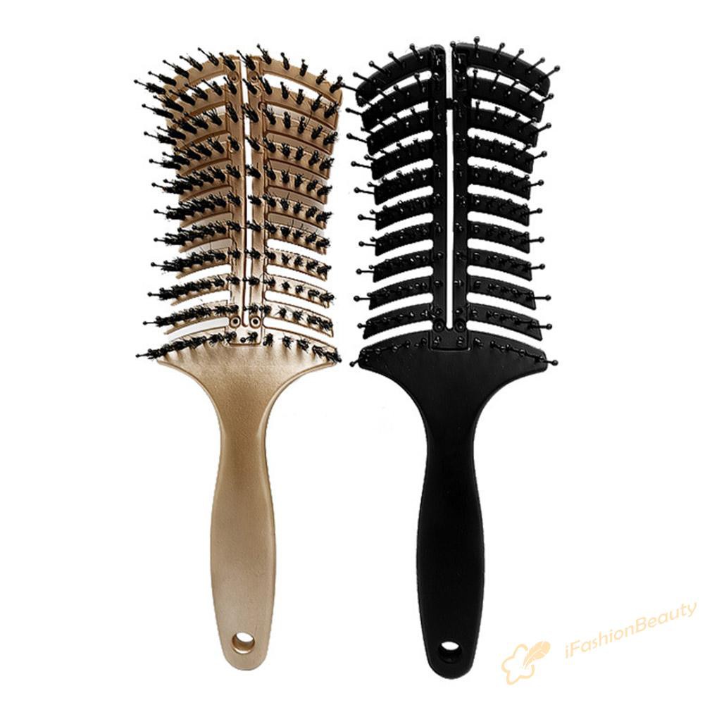 【New】Plastic Hair Scalp Massager Straight Comb Brush Hairdressing Styling Tools