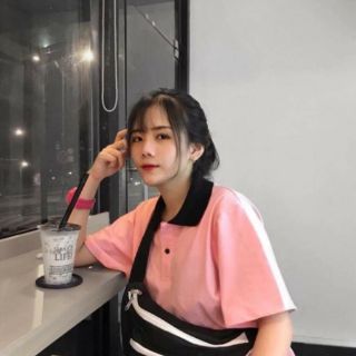 Áo polo trơn lé cổ cá tính HARI0920