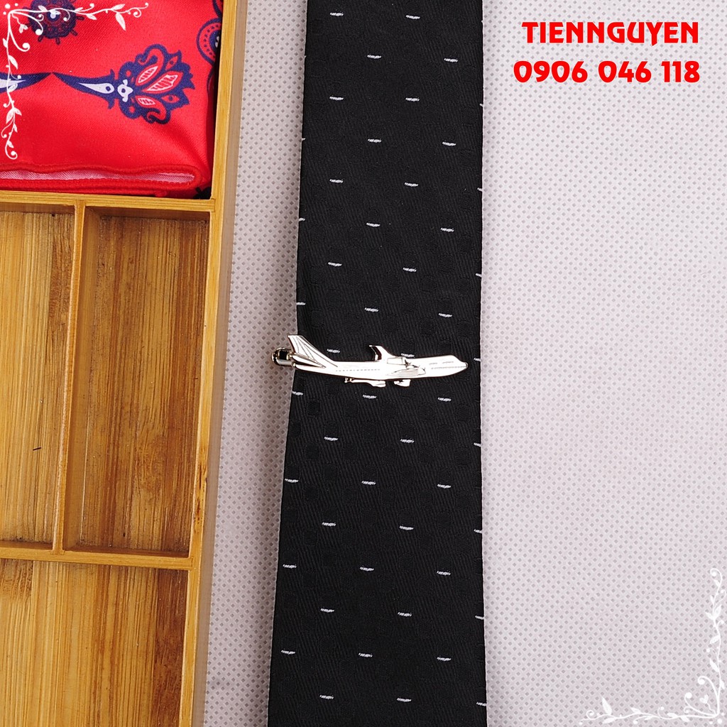 Kẹp cà vạt nam bản trung ( 5cm)