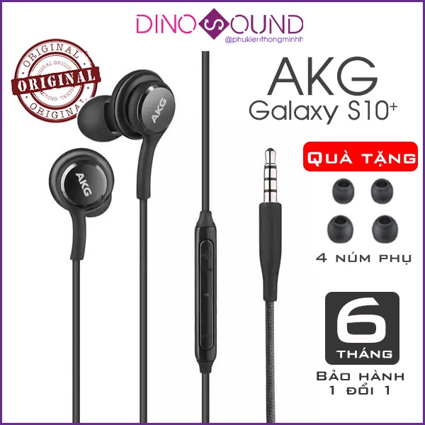 Tai nghe AKG S10+ chân 3.5mm hàng Việt Nam FULLBOX bảo hành 6 tháng kèm núm dự phòng chính hãng, âm chuẩn bass căng