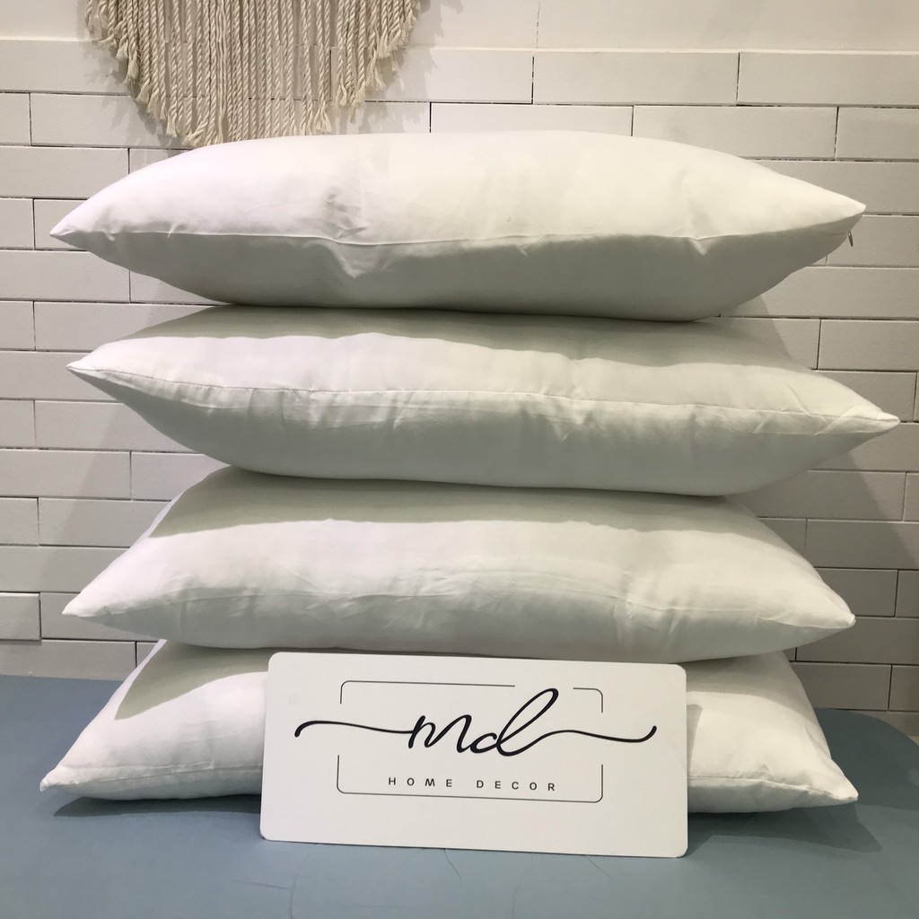 01 Ruột gối nằm MD.Decor - Chăn ga gối N625 bông nhân tạo loại 1kg/ cặp kích thước 50x70cm mỏng nhẹ