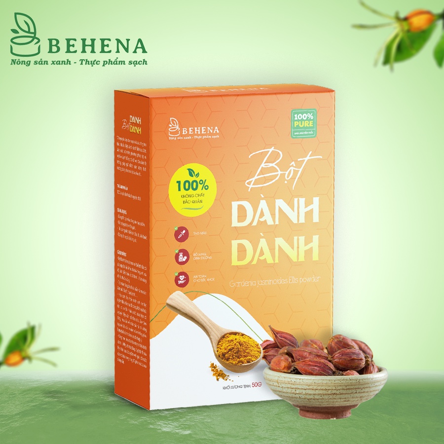Bột nguyên chất Behena - Tạo màu thực phẩm, làm bánh hộp 50g