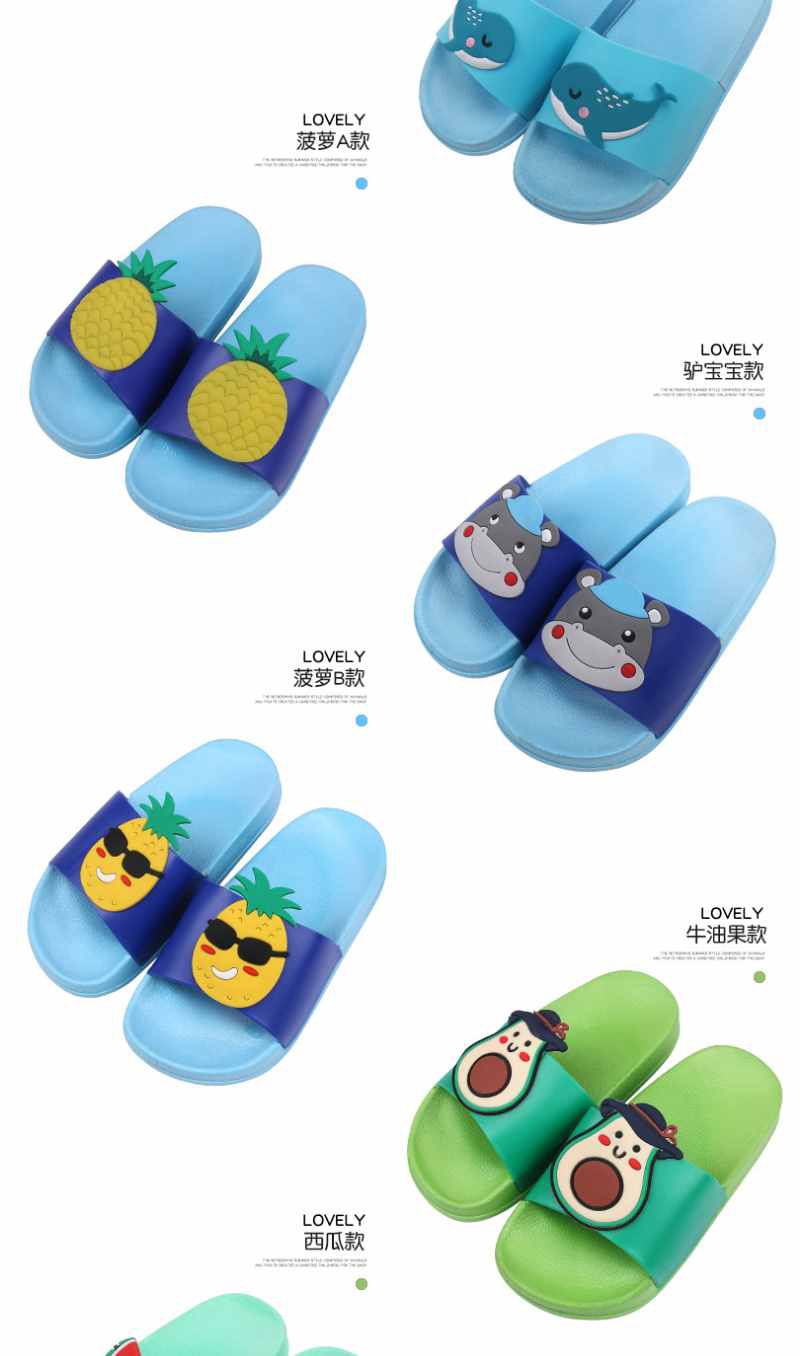 Baby Fruit Slippers, Melon Slippers, Coconut Slippers, Hand Strawberry Slippers, House Slippers