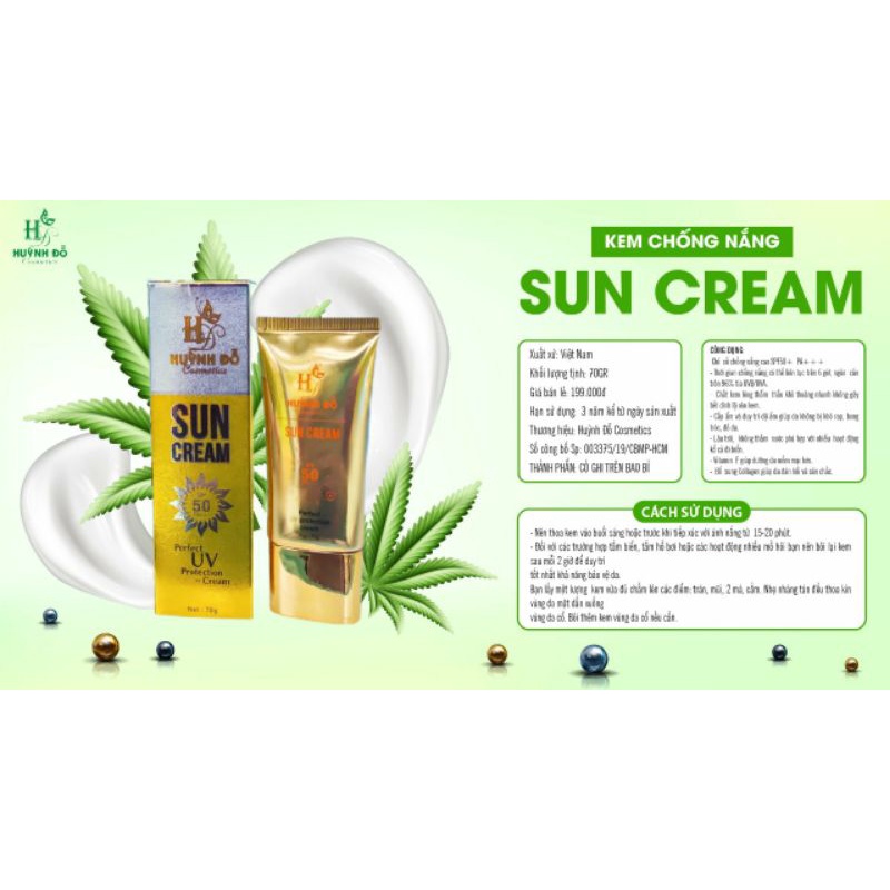 chống nắng uv sun cream Huỳnh đỗ vừa là lớp makup
