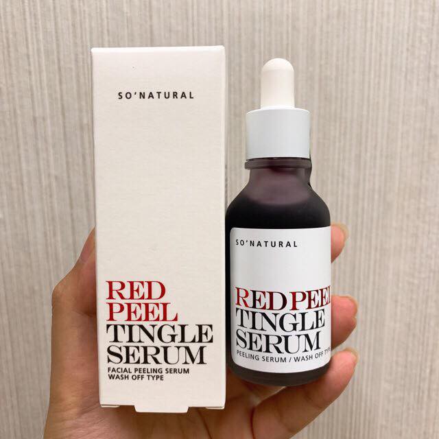 RED PEEL TINGE SERUM SONATURAL - Serum Peel Da Sinh Học Thế Hệ Mới