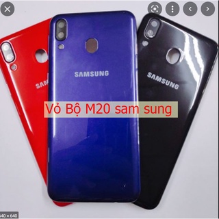 Vỏ Bộ samsung M20,kèm kính camera (Xương + Lưng )