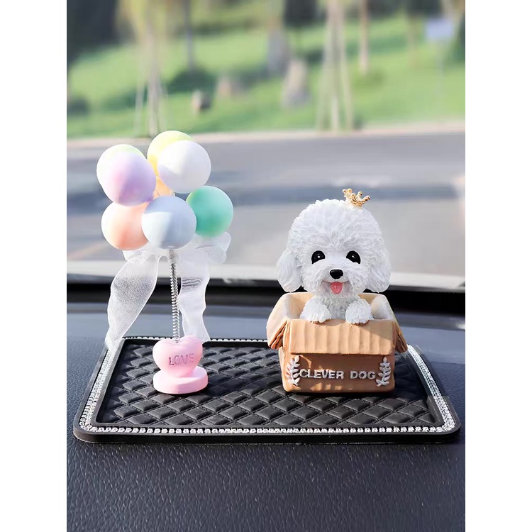 Trang Trí Taplo Ô Tô, Xe Hơi, Bàn Làm Việc, Bàn Học, Phòng Khách Cún Con Dễ Thương