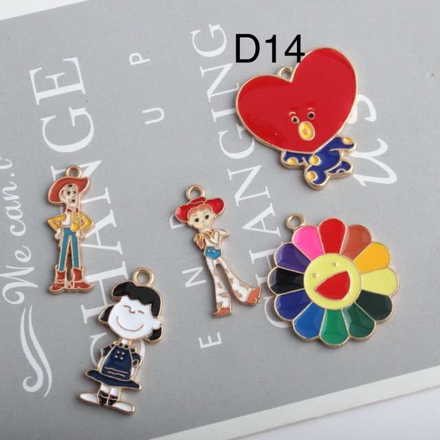 Charm kim loại hình BT21