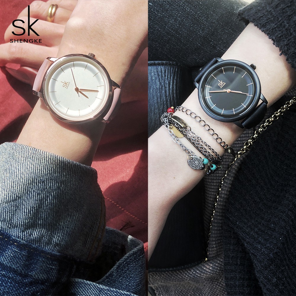 Shengke Leather Women Watch K0110 | BigBuy360 - bigbuy360.vn