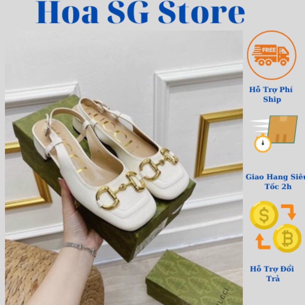 Giày Mũi Vuông Nữ Cao Gót Bít Mũi Gót Vuông 3cm Giày Búp Bê Hàn Quốc Trẻ Trung Công Sở