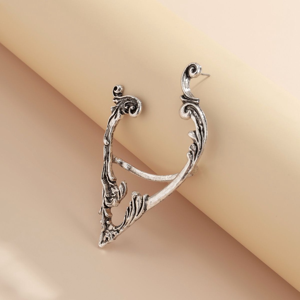 Khuyên kẹp vành tai phong cách yêu tinh nhiều màu sắc thời trang dự tiệc Halloween cho nữ