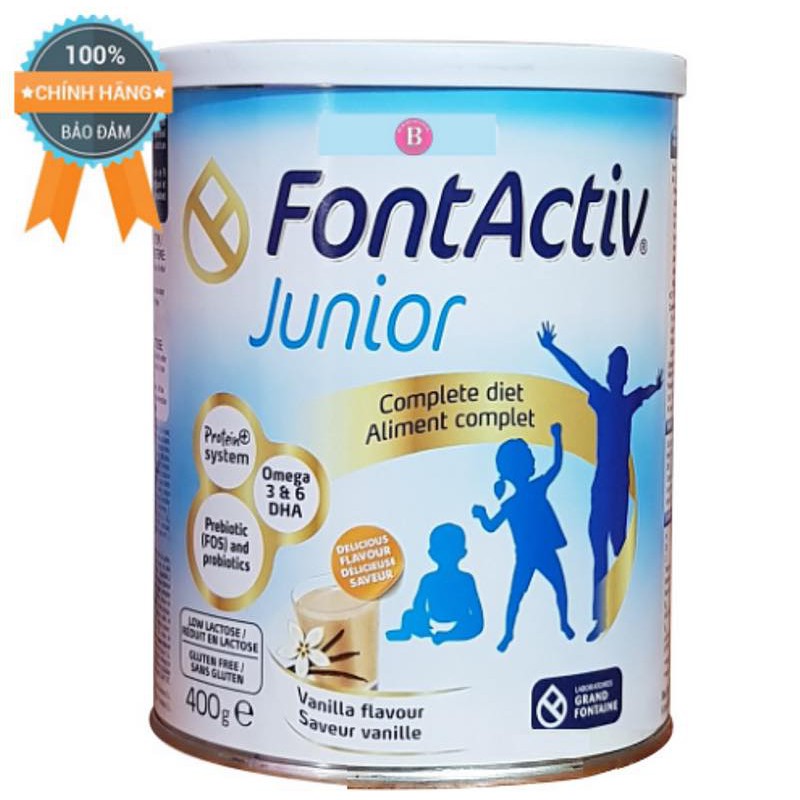 Sữa tăng chiều cao FontActiv Junior của Đức hộp 400g