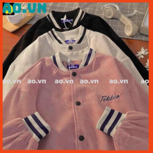 Áo Khoác Bomber Chất Nhung - Áo Bomber Nam Nữ Unisex Nhung Siêu Đẹp TIKKER (có ảnh thật) chuyensiquanaonugiare