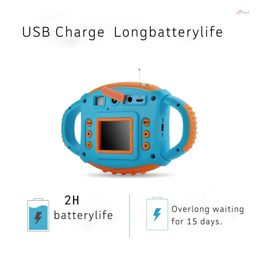 Camera kỹ thuật số kết nối wifi Max. 5 Mega Pixels với pin Lithium dễ thương cho bé
 | BigBuy360 - bigbuy360.vn