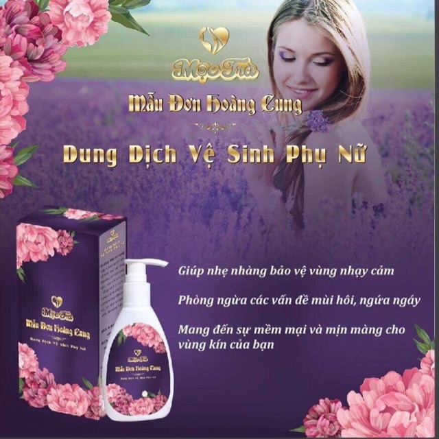 DUNG DỊCH VỆ SINH PHỤ NỮ HỖ TRỢ ĐIỀU TRỊ VIÊM PHỤ KHOA