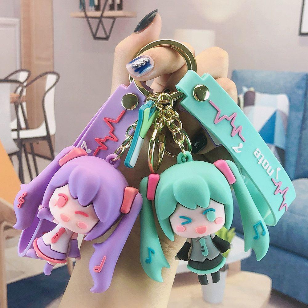 Móc Khóa Hình Nhân Vật Hatsune Miku Dễ Thương