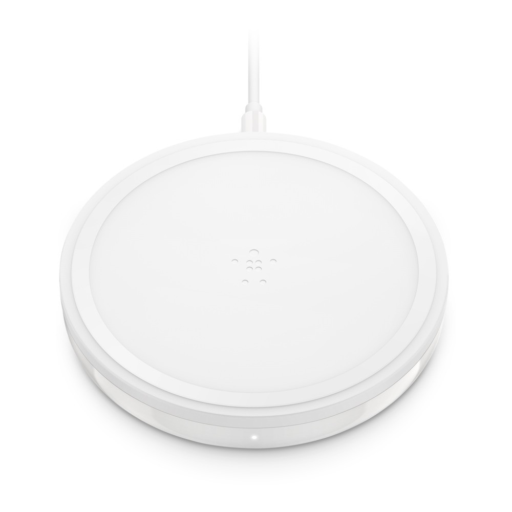 Sạc không dây Belkin BOOST↑UP Bold Wireless Charging Pad 10W cho Apple, Samsung, LG, Huawei, Pixel - Hàng Nhập Khẩu