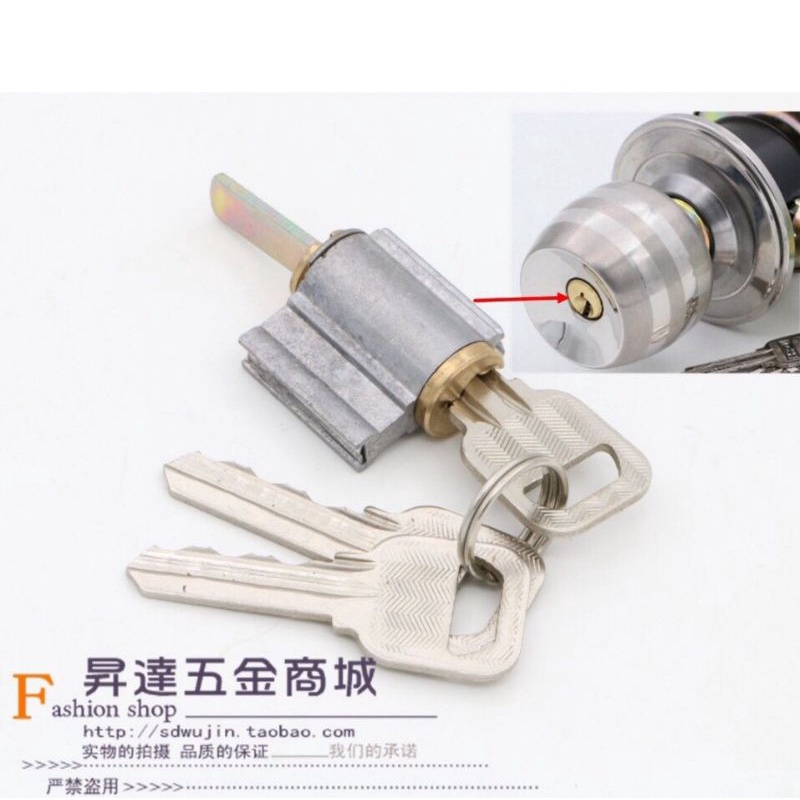 Ruột khoá tay nắm tròn lõi đồng