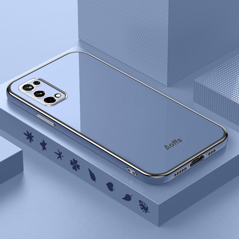 Ốp Điện Thoại Màu Trơn Siêu Mỏng Sang Trọng Cho OPPO A16 Reamle C21Y Realme C12 Reamle8i realme9i